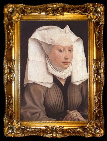 framed  Rogier van der Weyden Portrait of a Lady (mk45), ta009-2